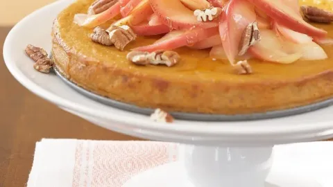 Maple Apple Pecan Crunch Pumpkin Pie
