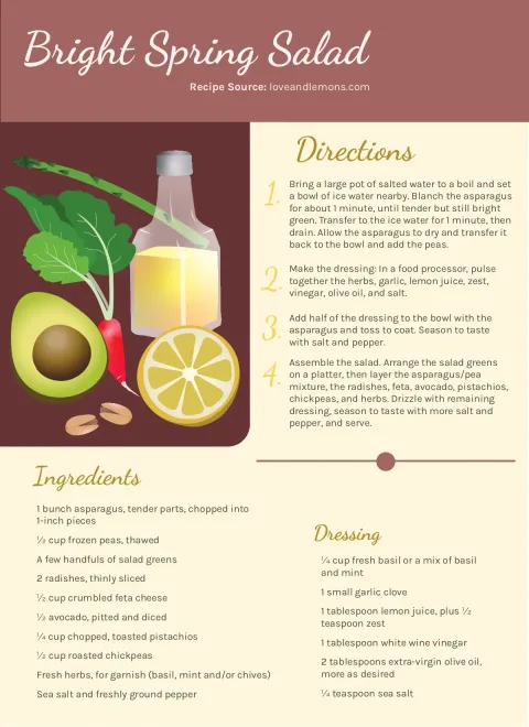 Bright Spring Salad